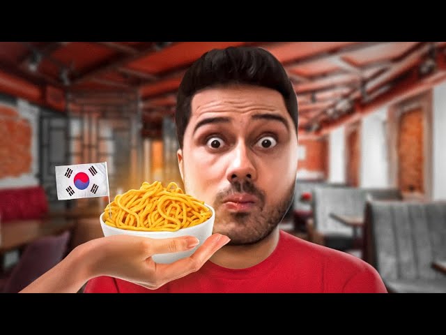 با همسرم رفتیم رستوران کره ای🍜TRY KOREAN FOOD FOR FIRST TIME