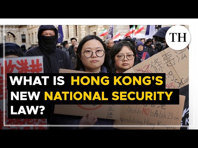 What is Hong Kong's new national security law? | The Hindu