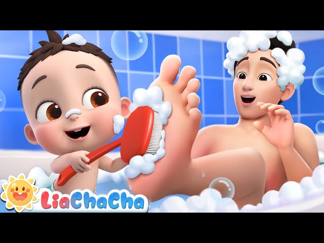 Bath Song | Wash Daddy's Feet | Fun Bath Time Song + Songs for Kids | Nursery Rhymes & Kids Songs