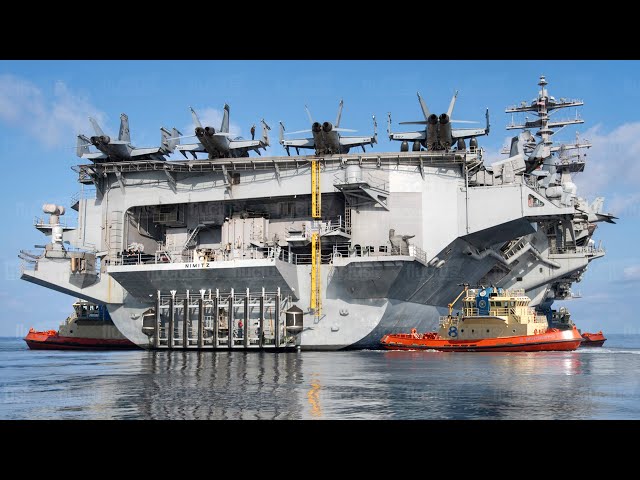 The Crazy Life Inside World’s Largest $13 Billion Aircraft Carrier in Middle of the Ocean