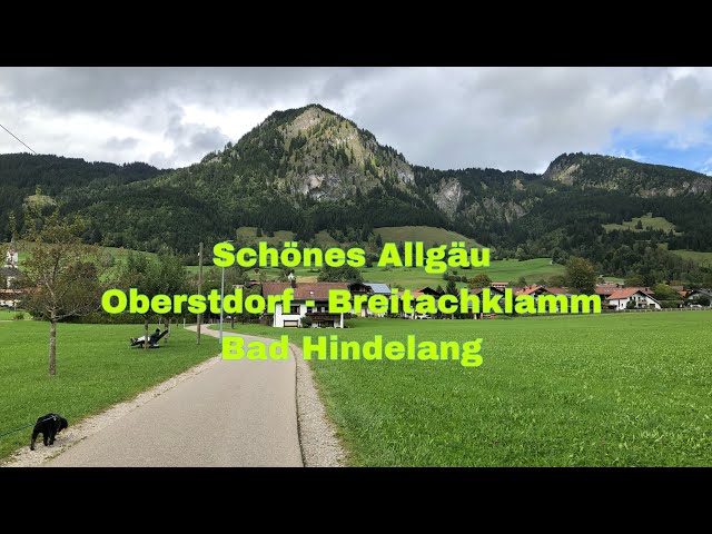Wohnmobiltour im schönen Allgäu - Oberstdorf mit Breitachklamm und Bad Hindelang