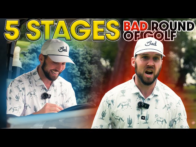 5 Stages of a Bad Round of Golf