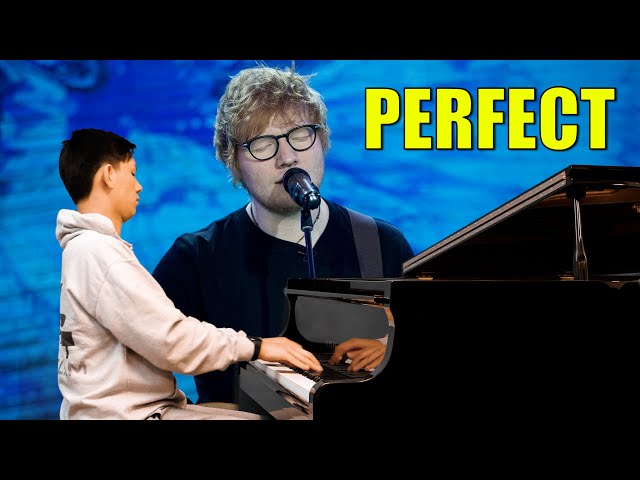 Ed Sheeran Perfect Piano Cover with Lyrics Sing A Long Karaoke | Cole Lam