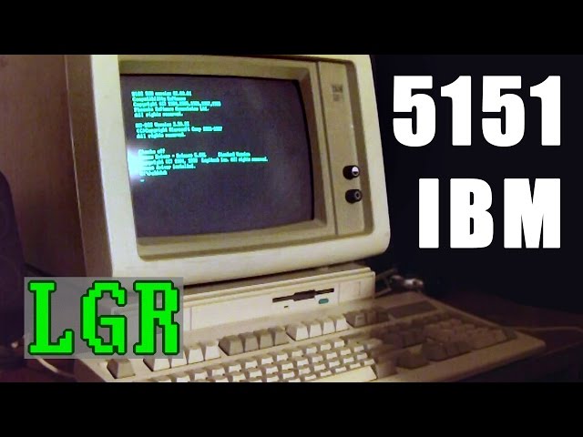 LGR Oddware - IBM 5151 Monitor with MDA & Hercules Graphics