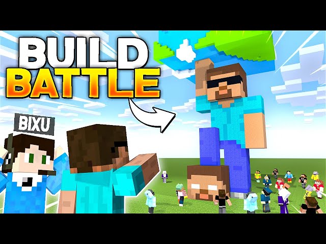 ₹10,000 BUILD BATTLE COMPETITION IN MINECRAFT...