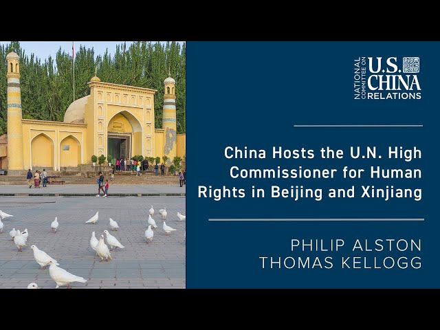 China Hosts the U.N. High Commissioner for Human Rights in Beijing and Xinjiang | Philip Alston