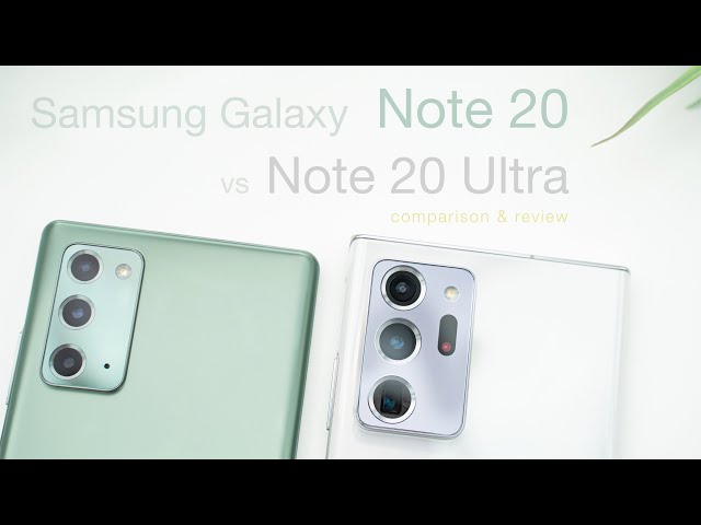 Samsung Galaxy Note 20 vs Note 20 Ultra | In-Depth Comparison & Review
