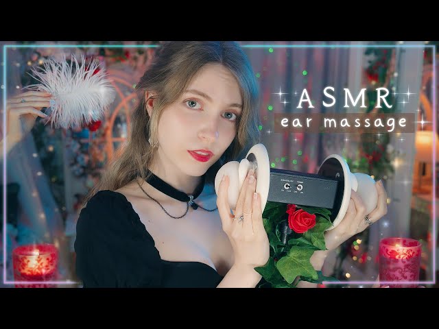 ASMR in your EARS ❤️ (sponges, ear massage, mouth sounds, cream, brushes, ear blowing...)✨