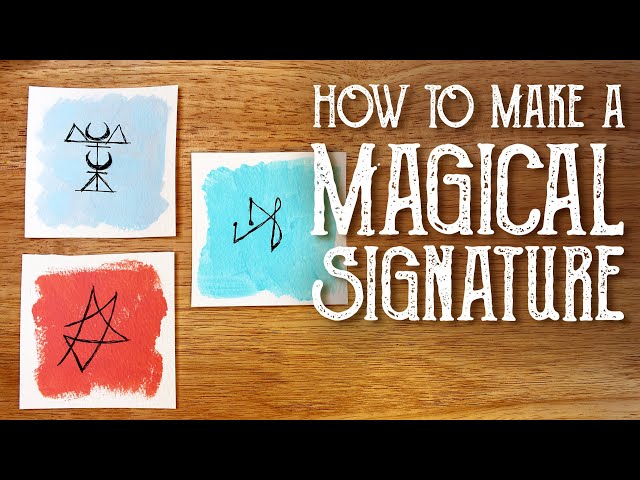 3 Ways to Make A Magic Sigil Signature & 3 Ways to Use It, Magical Crafting, Witchcraft, Sigil Magic