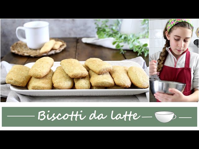 BISCOTTONI DA LATTE- ricetta biscotti per la colazione facili e veloci-La cucina di Rita