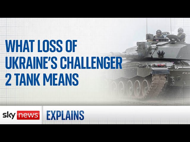 What does loss of Ukraine's Challenger 2 tank mean?