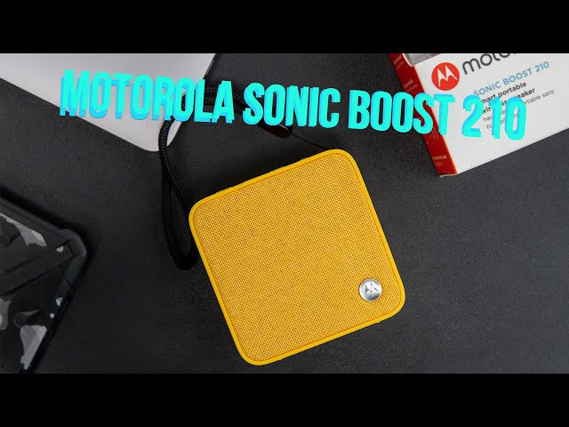 Motorola Sonic Boost 210: Loa bluetooth có pin 4 tiếng, nhỏ và nhẹ