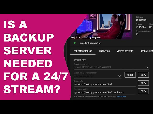 Is A Backup Server Needed for a 24/7 Livestream?