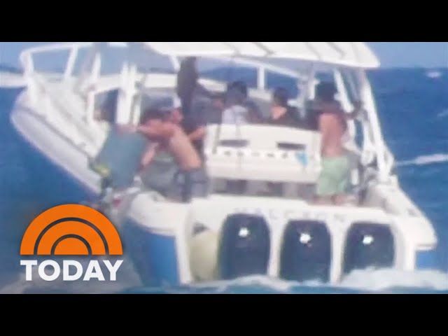 Florida boaters caught on video dumping trash into ocean