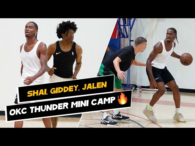 OKC Thunder Mini Camp NBA run 🔥 Shai, Giddey, Jalen