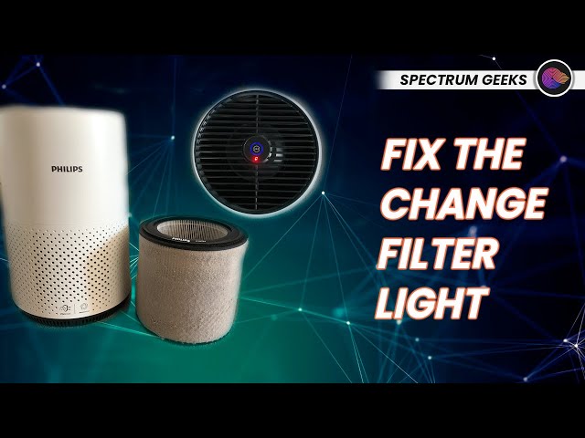 How To Clear The Replace Filter Light // Philips AC0820/30 // Air Purifier