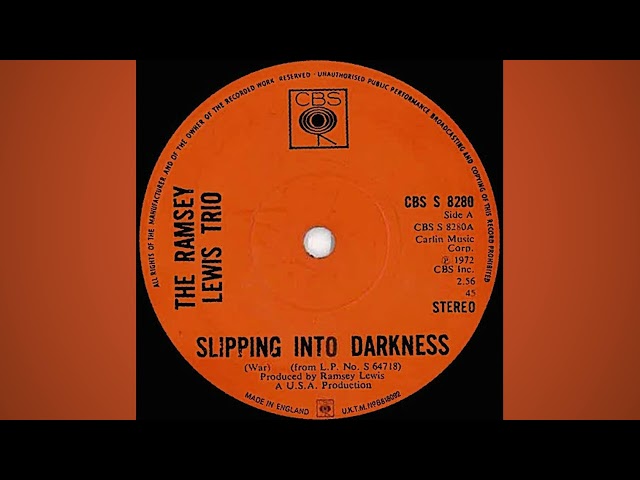 Slippin' Into Darkness - The Ramsey Lewis Trio (1972)