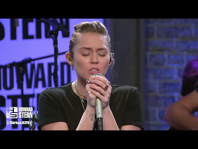 Miley Cyrus “Wrecking Ball” on the Stern Show (2017)