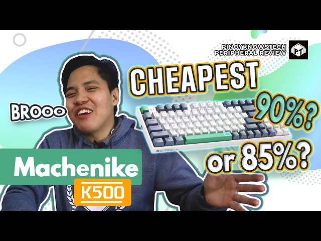 The Cheapest Mechanical Keyboard with 90% Layout - Machenike K500 Review
