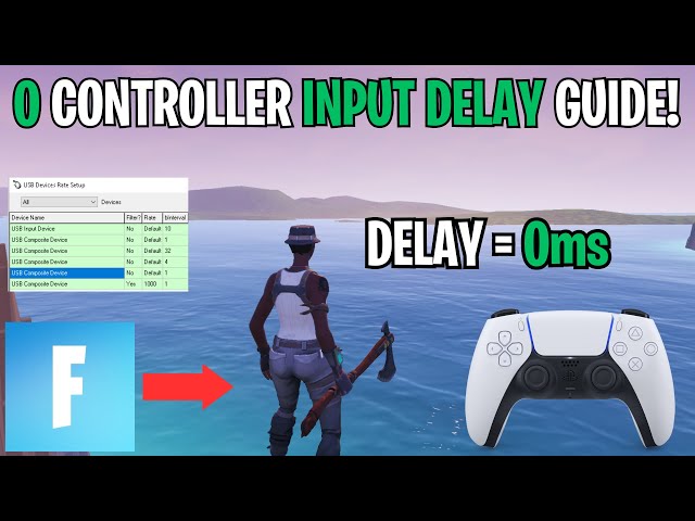 How To Get *ZERO* Input Delay On CONTROLLER Fortnite Chapter 4 Season 4! (NO LAG) (0 DELAY) 🔧✅