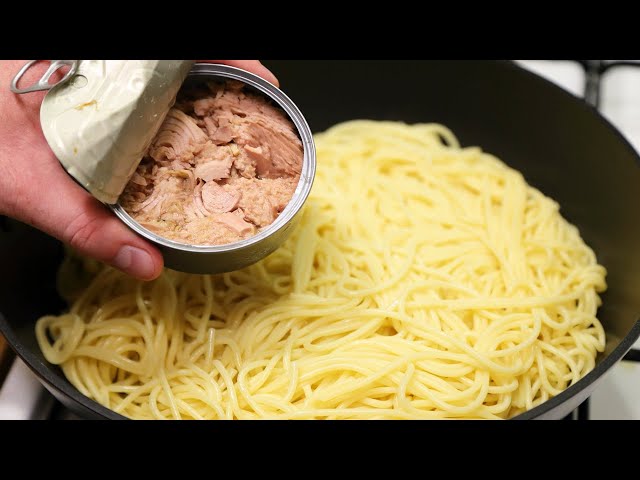When you have spaghetti and tuna. Prepare this delicious pasta recipe. Tuna pasta