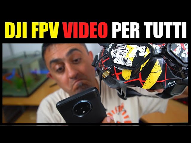GUARDA VIDEO DIGITALE DJI FPV SU TABLET O CELLULARE IN REAL TIME SENZA SMART CONTROLLER // DIGIVIEW