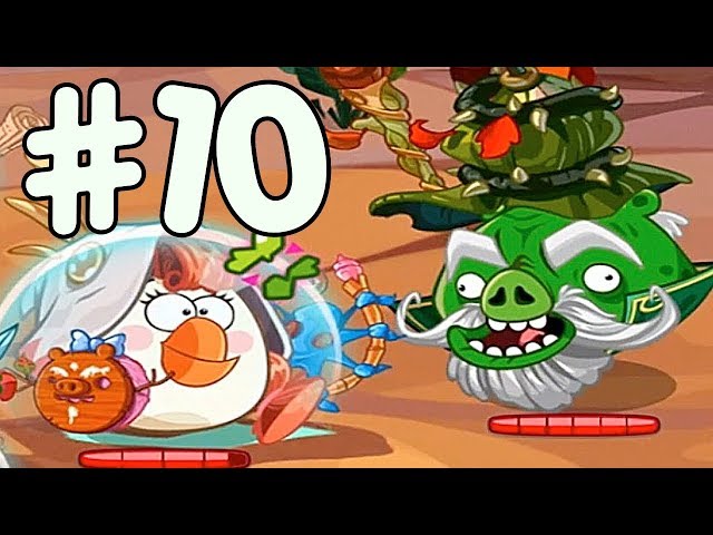 Angry Birds Epic - GREAT CLIFFS 3 Waves & STAR REEF Levels Walkthrough #10