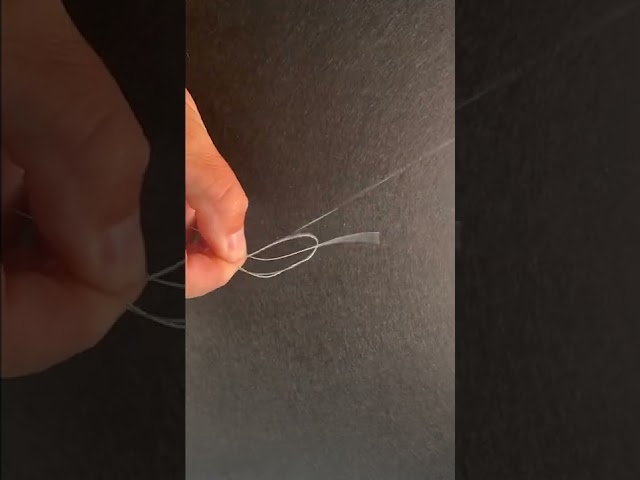 How To Tie A Six Turn Surgeon Knot [Connect Braid To Leader]