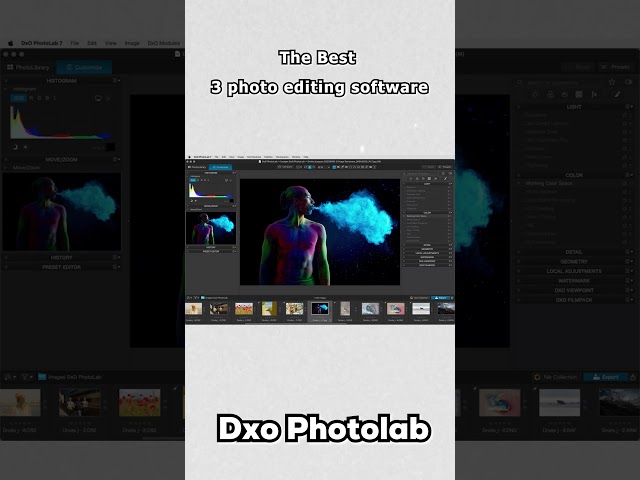 3 photo editing software #photoediting #editing