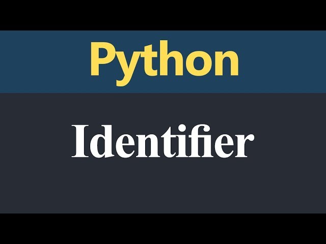 Identifier in Python (Hindi)