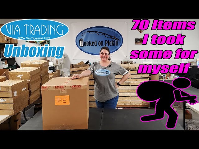 Via Trading Unboxing - 70 Items - What did I steal? - Online Reselling - I was a thief LOL!