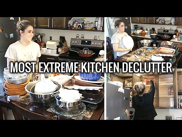 Most Extreme Kitchen Declutter PT1 | Decluttering Years of Stuff! | Declutter & Organize With Me!