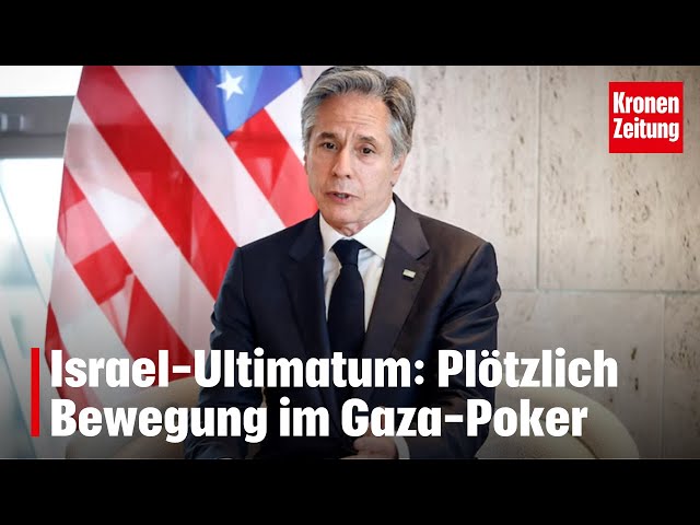 Israel-Ultimatum: Plötzlich Bewegung im Gaza-Poker | krone.tv NEWS