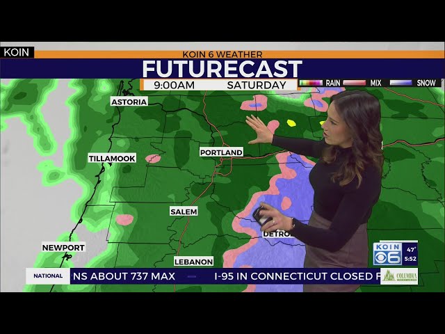 Weather forecast: Soaking rain arrives in Portland this weekend