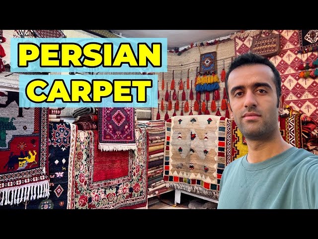 Iranian Carpets In Vakil Bazaar (English Subtitle)