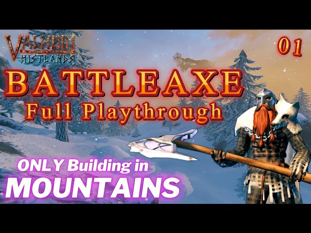 Battleaxe Journey Ep01: Ascending - Full Valheim Playthrough