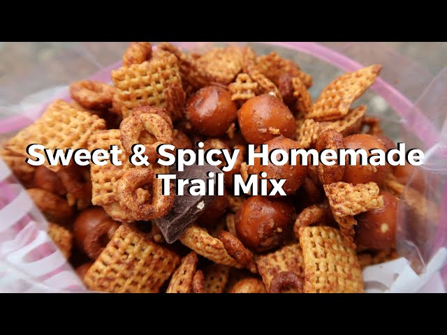 Sweet & Spicy Homemade Trail Mix | Easy Hiking Snack & BACKPACKING FOOD Recipe
