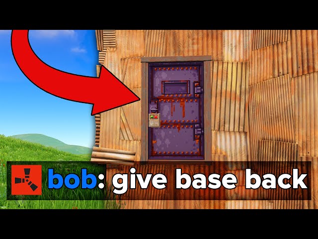 They raided us... We took over their base... - Rust