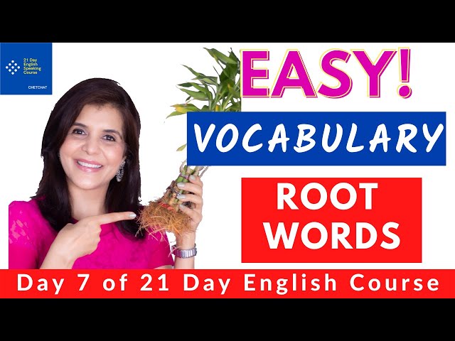 5 Vocabulary Root Words with Meaning | Improve Your English Vocabulary Words | ChetChat English