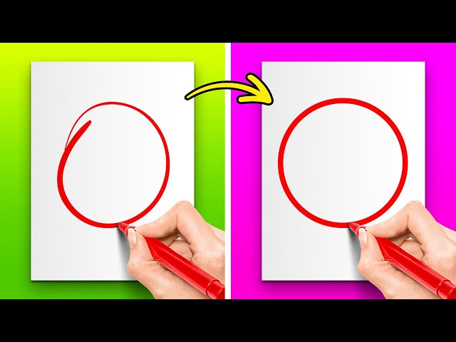 Amazing School Crafts And Easy Drawing Tips & Tricks