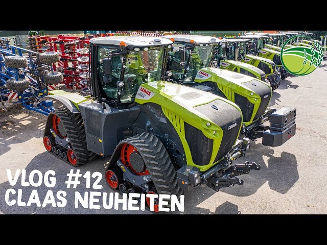 CLAAS XERION Tractor on tracks | Agritechnica novelties | Let's drive VLOG