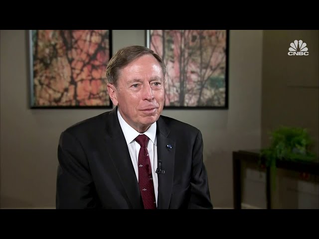 Watch CNBC's full interview with David Petraeus, former CIA director and retired army general