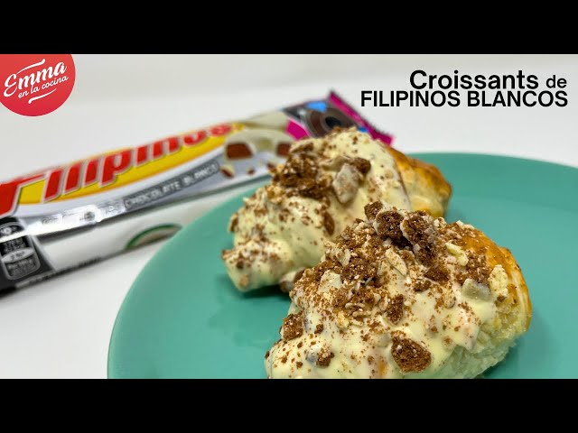 CROISSANTS de FILIPINOS BLANCOS | Con chocolate blanco
