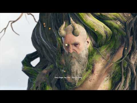 God of War 4 - Meeting Mimir Cutscene (GoW 4 2018) PS4 Pro