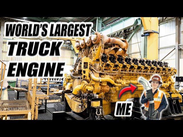 Giving the World's Largest Truck Engines Second Lives!