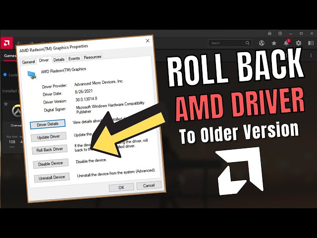 How to Roll Back AMD Graphic Drivers to Older Version - (2023 Updated)