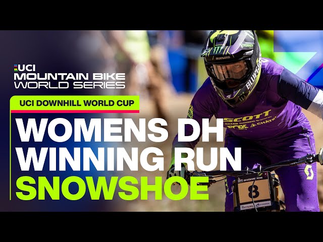 Women's Downhill Winning Run Snowshoe, USA | UCI Mountain Bike World Series