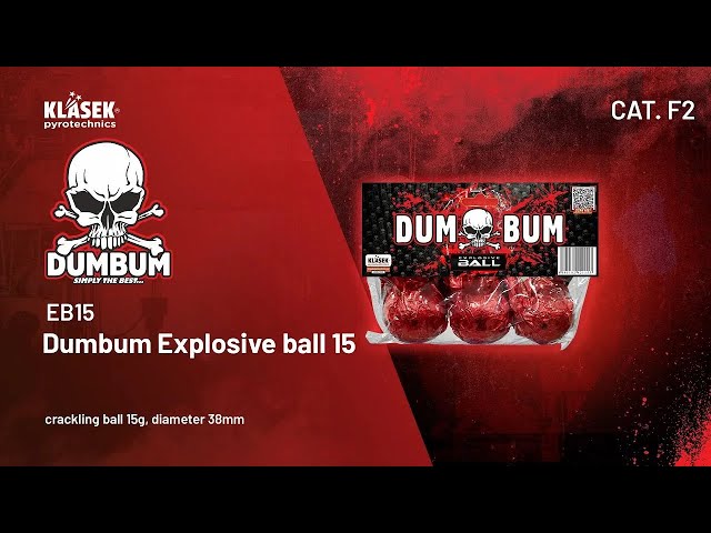EB15 Dumbum Explosive ball 15 | Klasek pyrotechnics