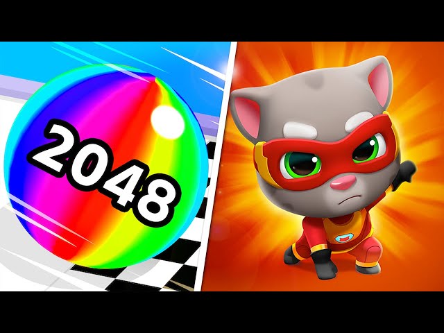 Ball Run 2048 | TOM HERO DASH GAMEPLAY All levels Android ios