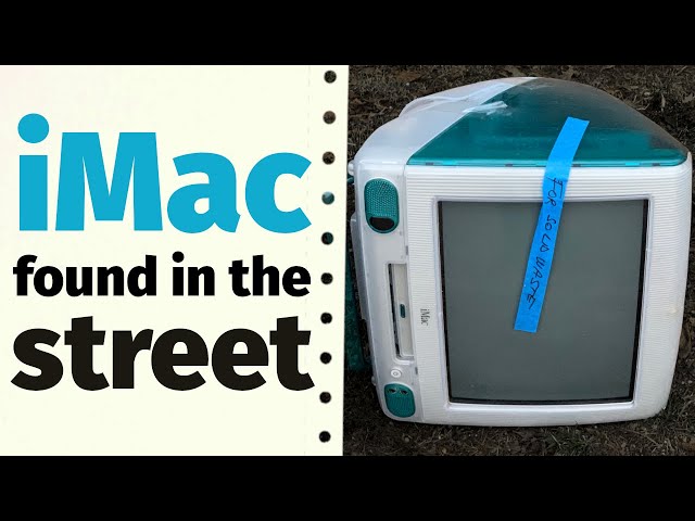 Someone trashed this Bondi Blue iMac G3... can I fix it?